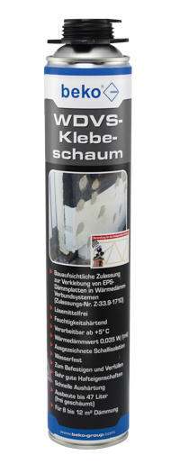 WDVS-Klebeschaum B1 800 ml für NBS-Pistole 280759